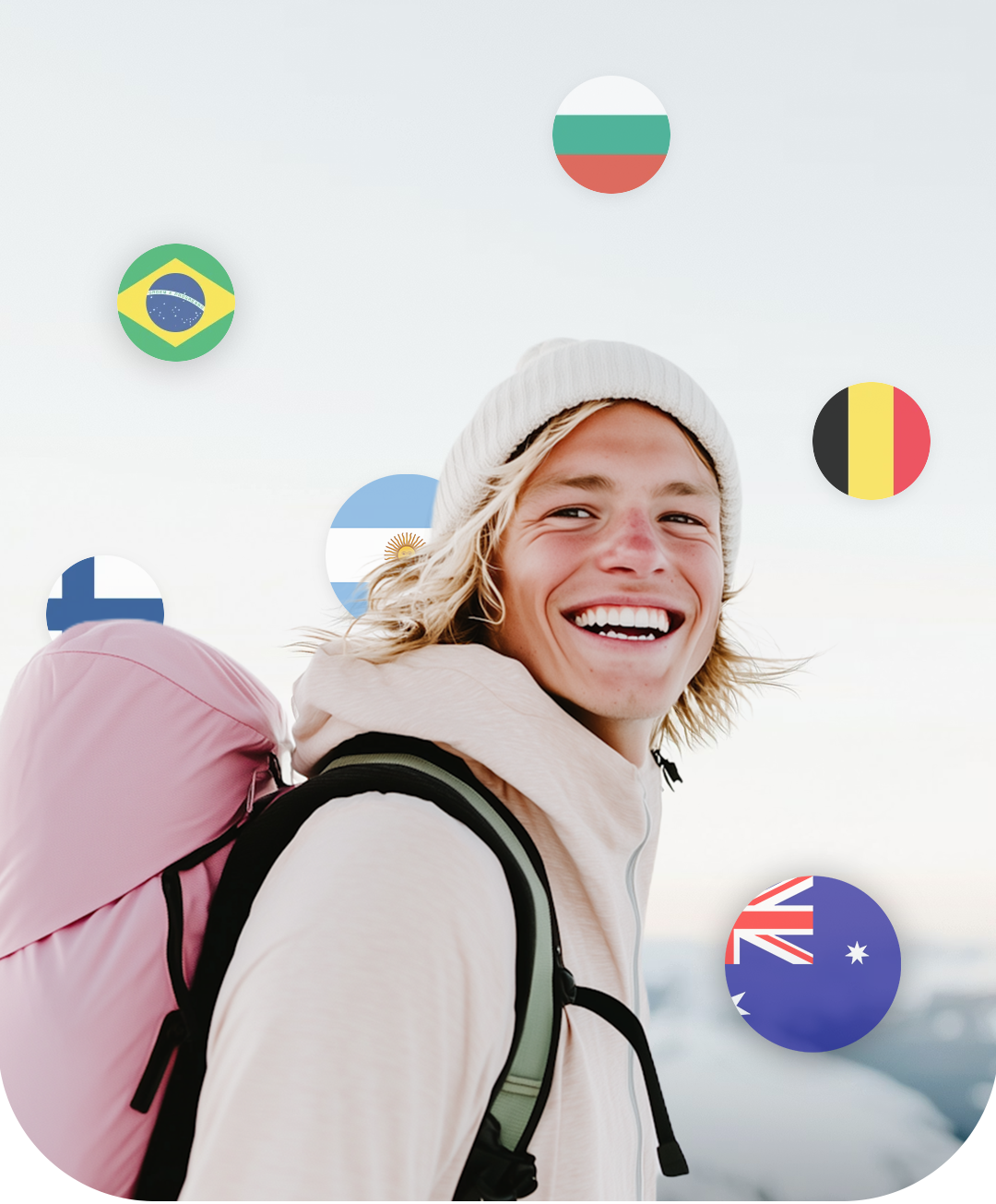 Traveler making clear international calls from anywhere